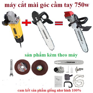 Com Bô bộ máy cắt mài mini kèm bộ lưỡi cưa xích