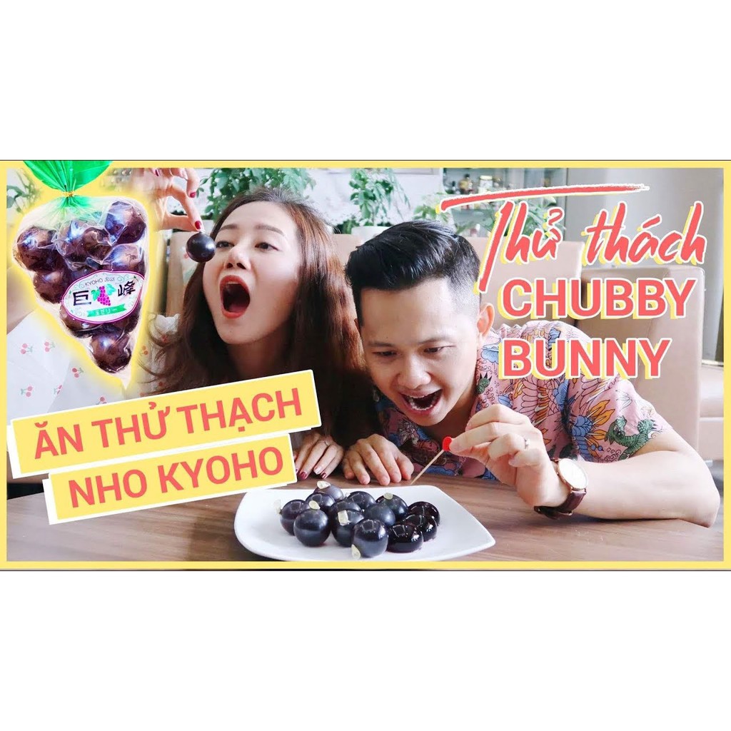 mơi [SIÊU PHẨM] THẠCH NHO NỔ KYOHO gói 7 viên và 11 viên nho - Nhật Bản .