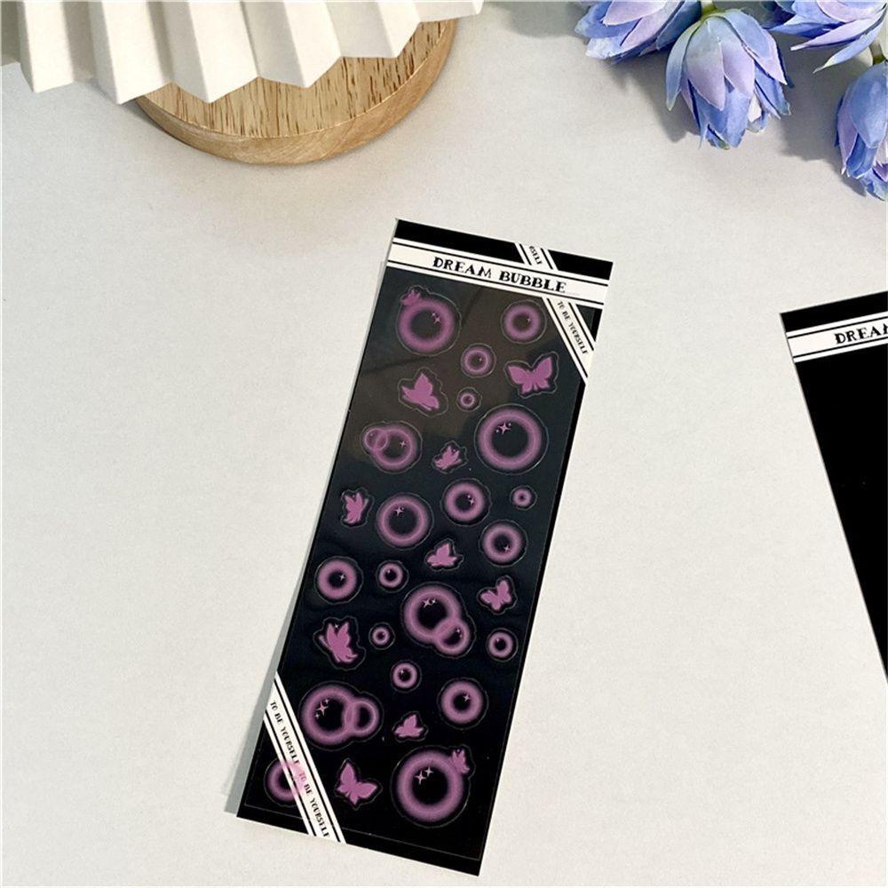 Sticker Dán Trang Trí Sổ Lưu Niệm Hình Bướm DIY
