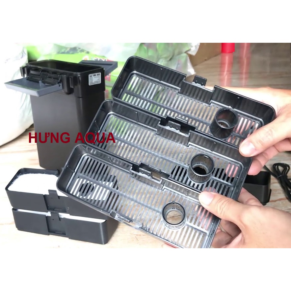 Máy lọc treo, máy lọc thác hồ thủy sinh - lọc treo SUNSUN HBL-801/802/803 6W tiết kiệm điện, lọc siêu sạch (chính hãng)