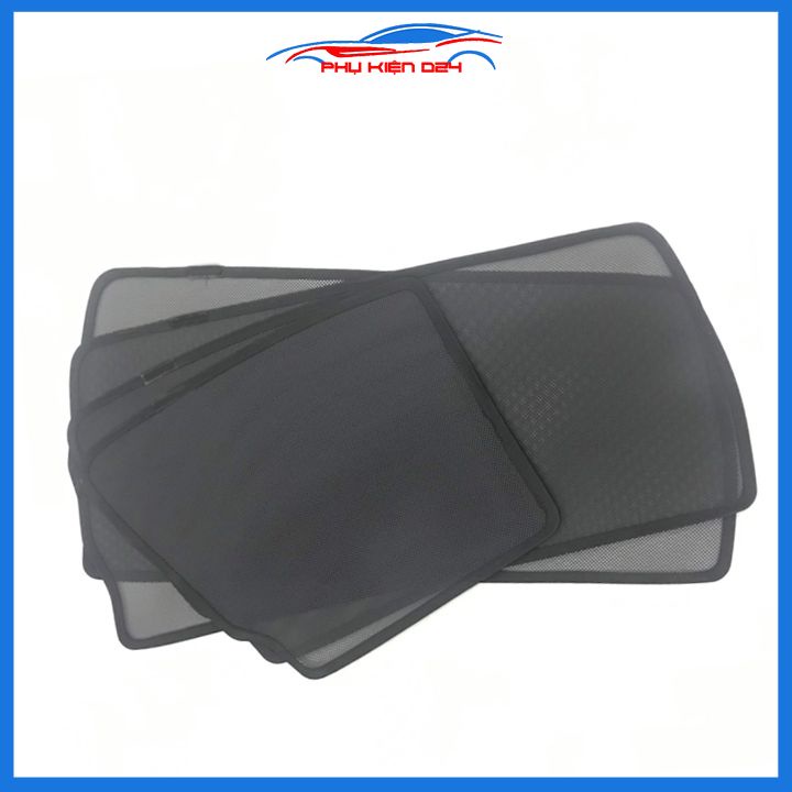 Bộ 4 rèm chắn nắng nam châm Mitsubishi Xpander 2018-2019-2020-2021-2022-2023 khung cố định chống tia UV