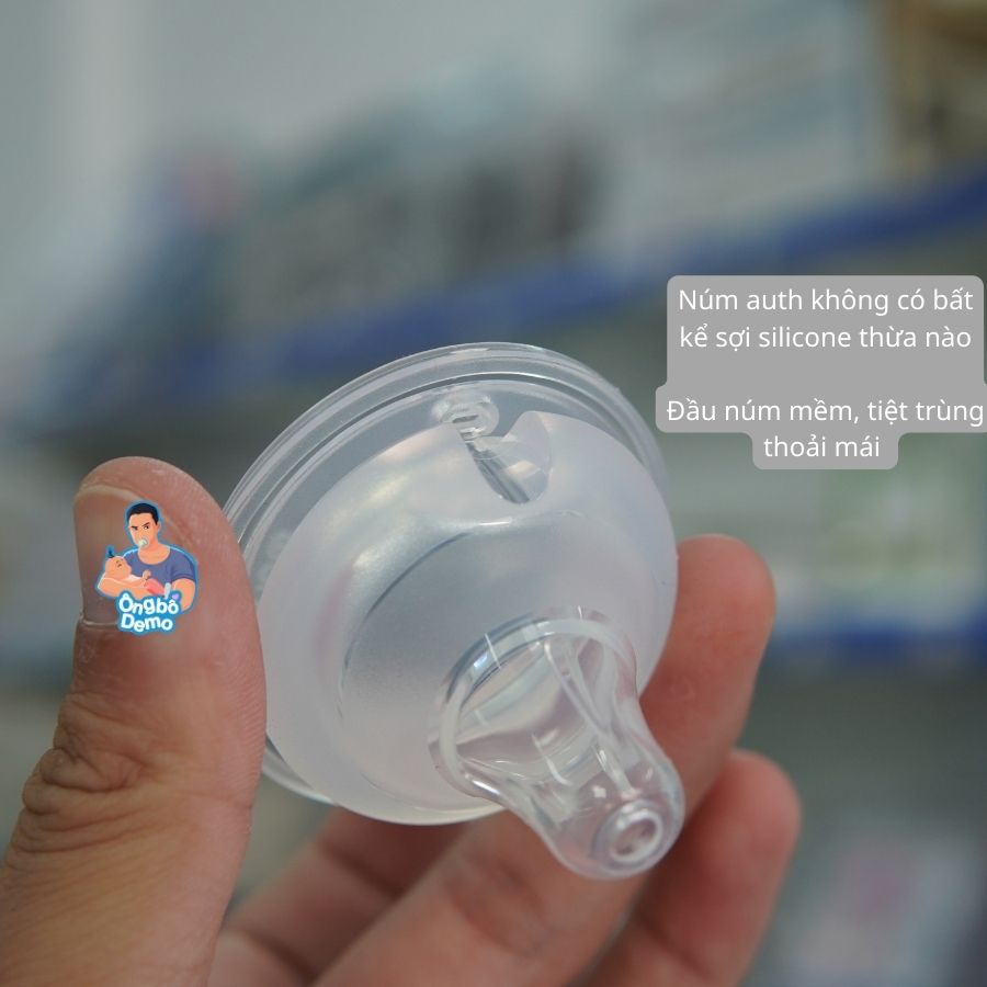 Núm ty bình sữa Moyuum Hàn quốc số 1,2,3,4 - Ongbodemo