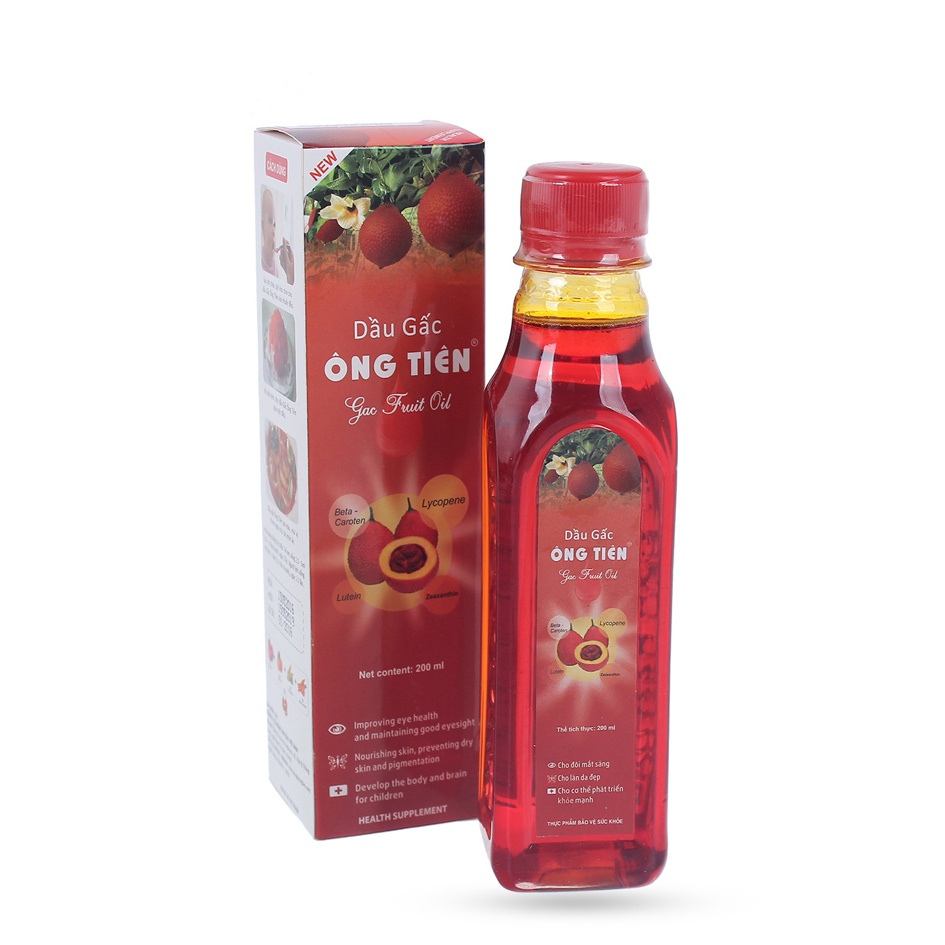 Dầu gấc thiên nhiên Ông Tiên 200ml