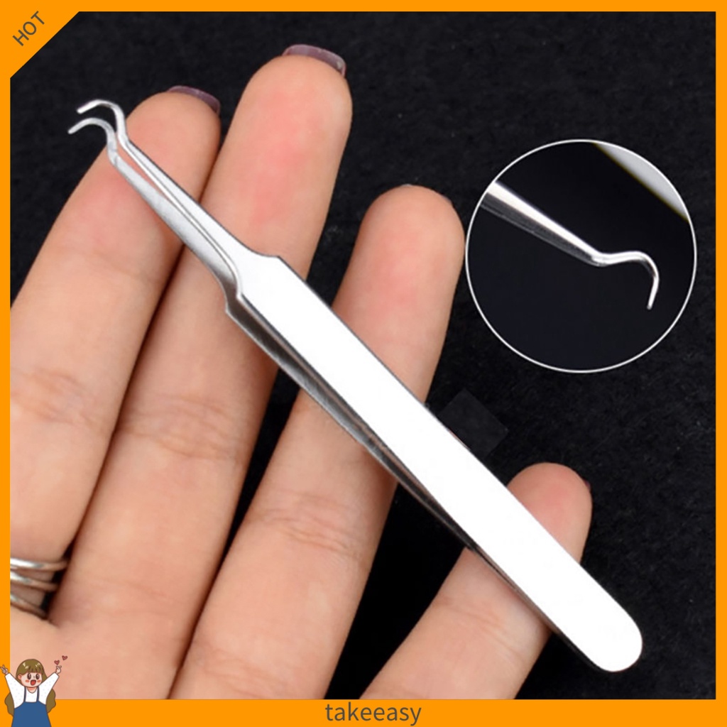 [Hàng mới về] Nhíp nặn mụn trứng cá và mụn đầu đen tiện lợi dễ sử dụng 8.7 cm