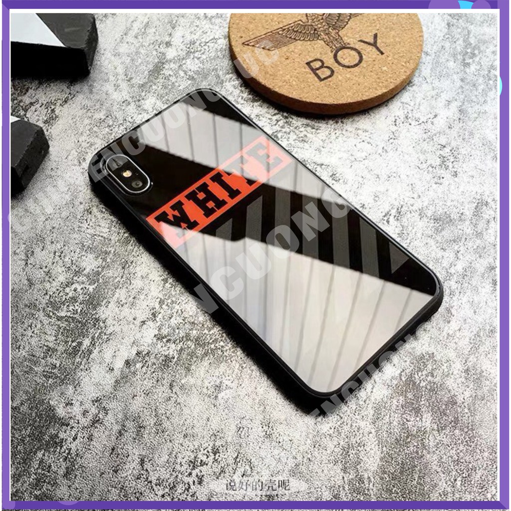 [HOT] ỐP IPHONE 6 6S 6 PLUS 6S PLUS 7 7 PLUS 8 8 PLUS X XS XR XSMAX - ỐP OFF WHITE KÍNH . ... - CCLNB