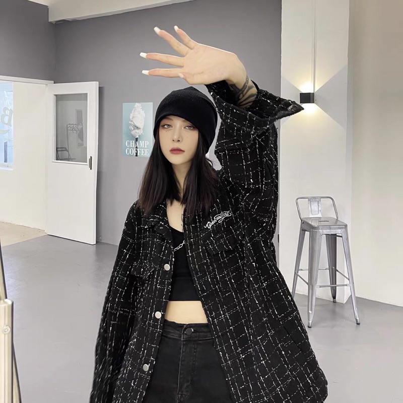 TKLIHN Áo khoác SƠ MI dạ Ulzzang HOT fashionita 2022 KÈM ẢNH THẬT CUỐI