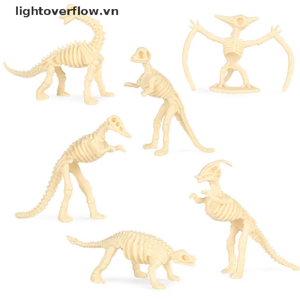 Bộ 12 Mô Hình Xương Khủng Long Mini