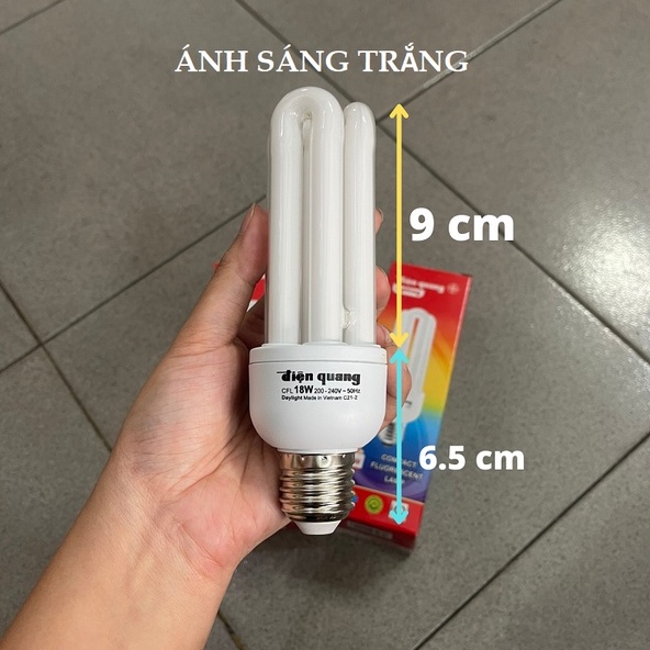Bóng đèn Huỳnh Quang 3U 18W Điện Quang