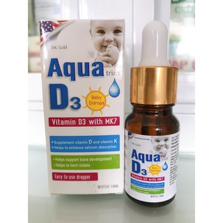 Aqua D3 MK7 – Bổ sung canxi phòng ngừa loãng xương cho trẻ và người lớn