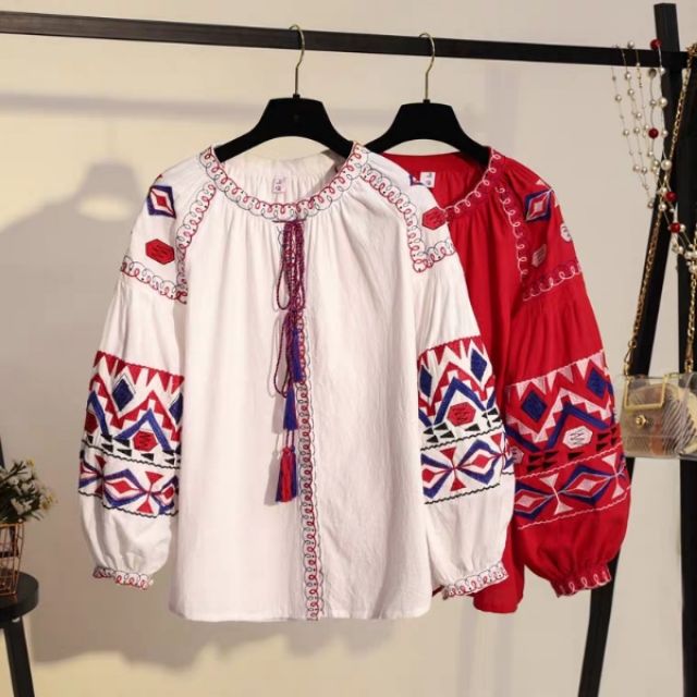 ÁO PHONG CÁCH BOHO VINTAGE