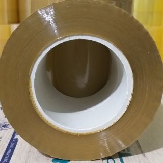 Combo 6 cuộn băng dính 5lạng/cuộn vàng đục lõi 4li