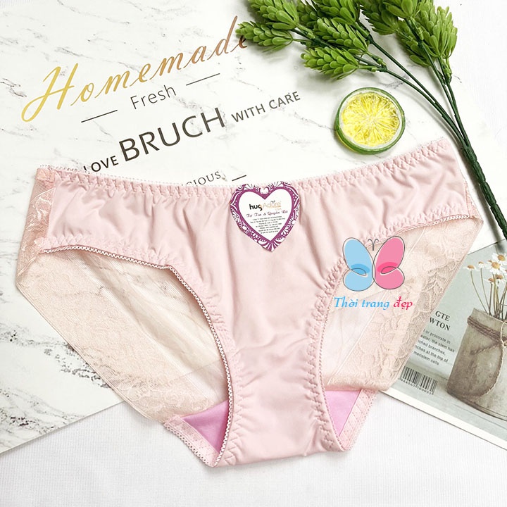 QUẦN LÓT NỮ THUN LẠNH PHỐI REN LỤA HÀNG VIỆT NAM - QL017