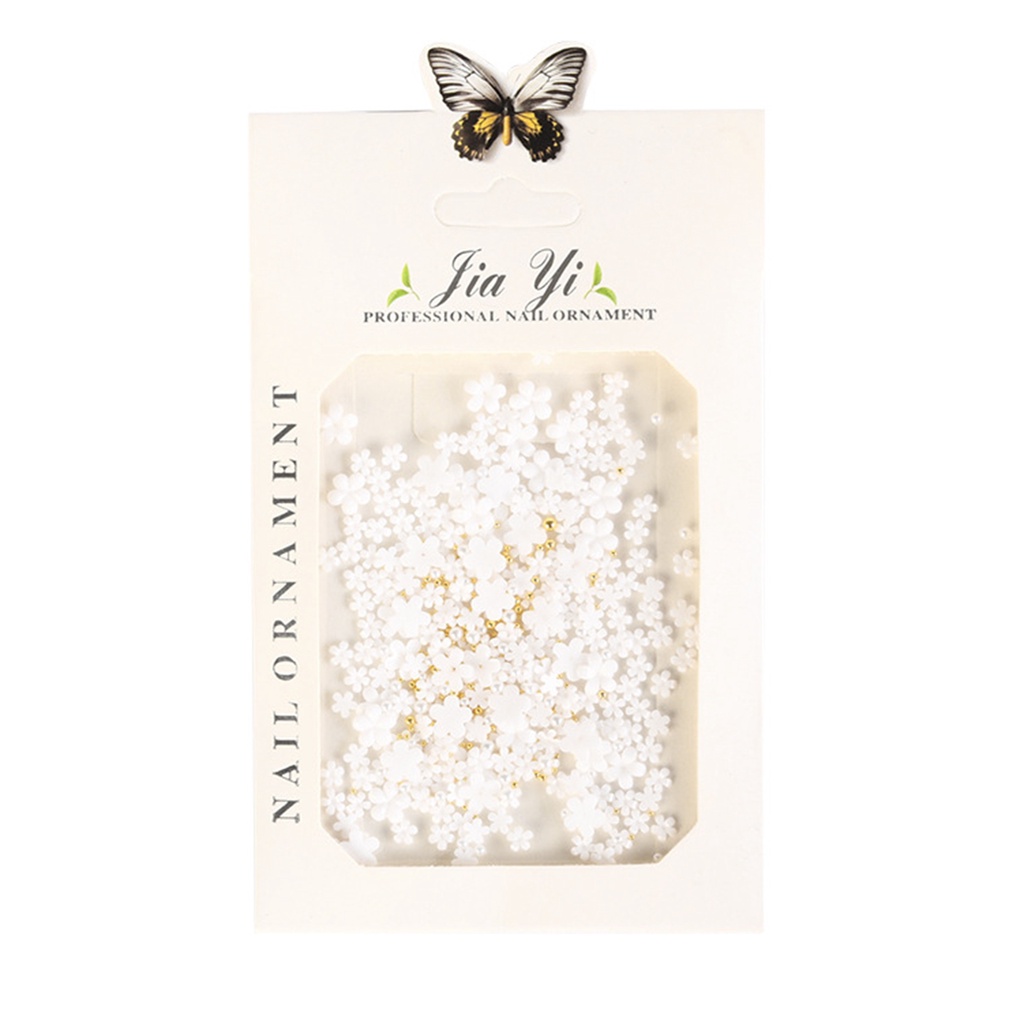 1 Gói Hoa Nhựa Trang Trí Móng Tay Nghệ Thuật Cho Nữ