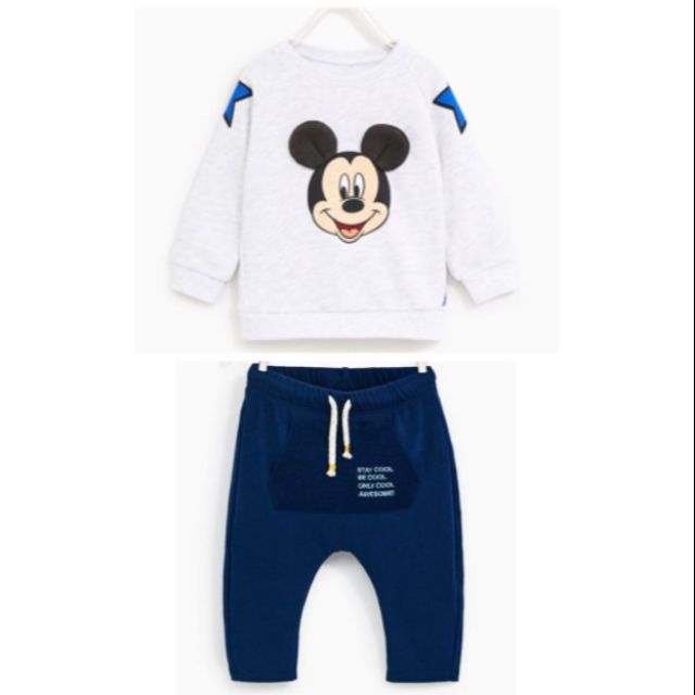 Combo bộ zara Mickey in 3D
