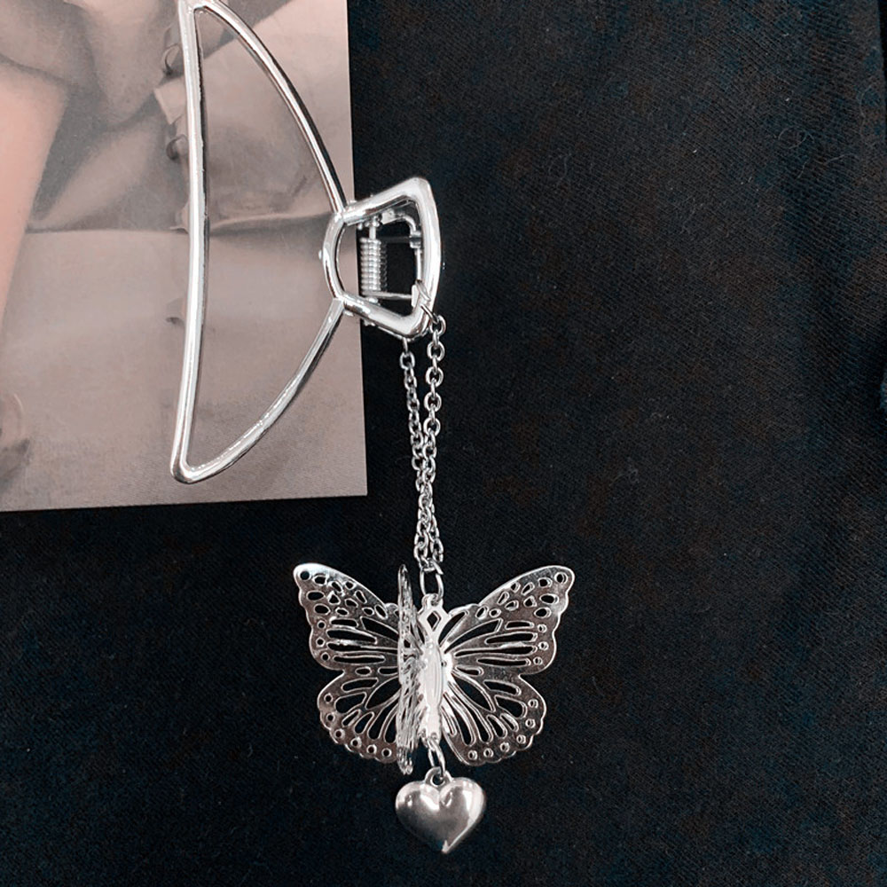 (Hàng Mới Về) Kẹp Tóc Hình Trái Tim Phong Cách Vintage Thời Trang Hàn Quốc Cho Nữ