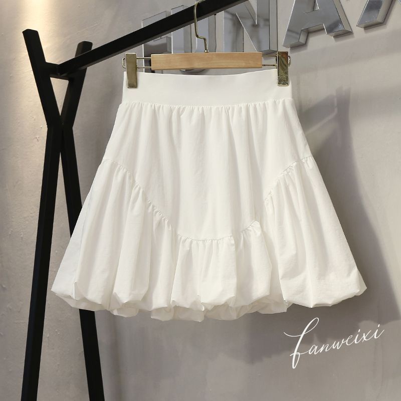 Cổ Phiếu Sẵn Sàng❣Chân Váy Chữ a Lưng Cao Đính Hạt Cườm Phong Cách Thời Trang Mùa Hè 2022