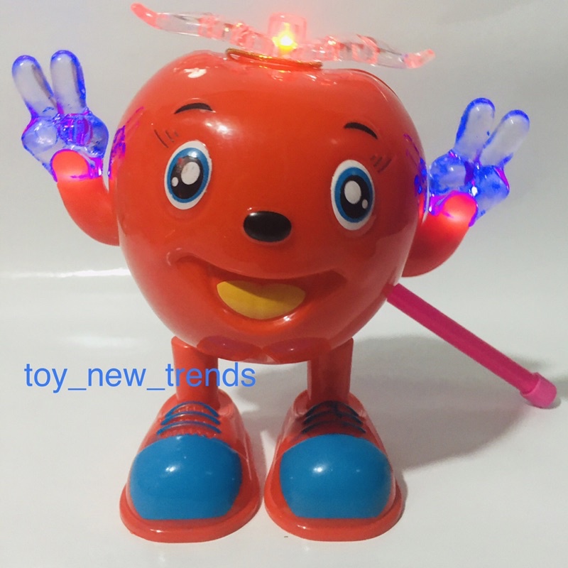 Lồng đèn trung thu,hình trái táo .Có nhạc ,đèn nhấp nháy, có tay cầm, màu sắc nét. Đồ chơi hót năm 2022 cho bé yêu