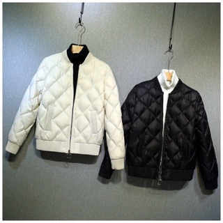 Áo bomber phao quả trám