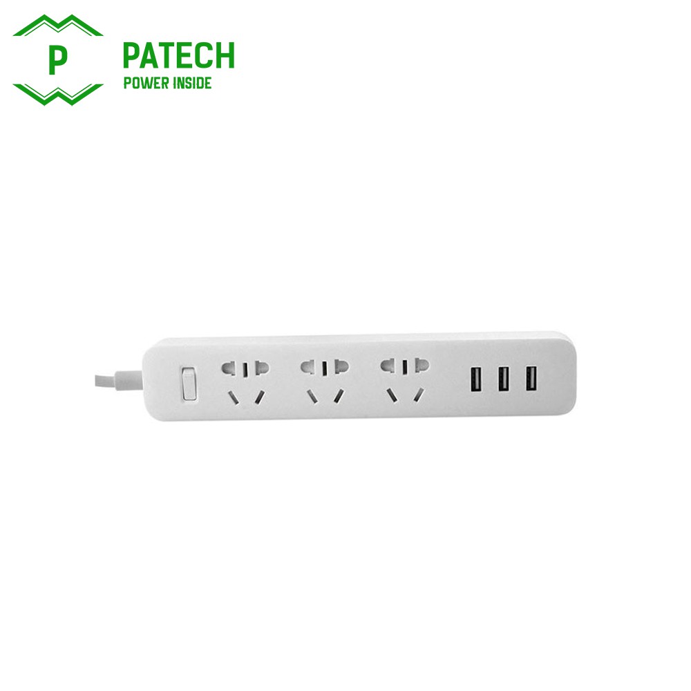Ổ cắm điện Pisen PSCXB-01U  ( 3 x AC , 3 x USB ) - Hàng chính hãng