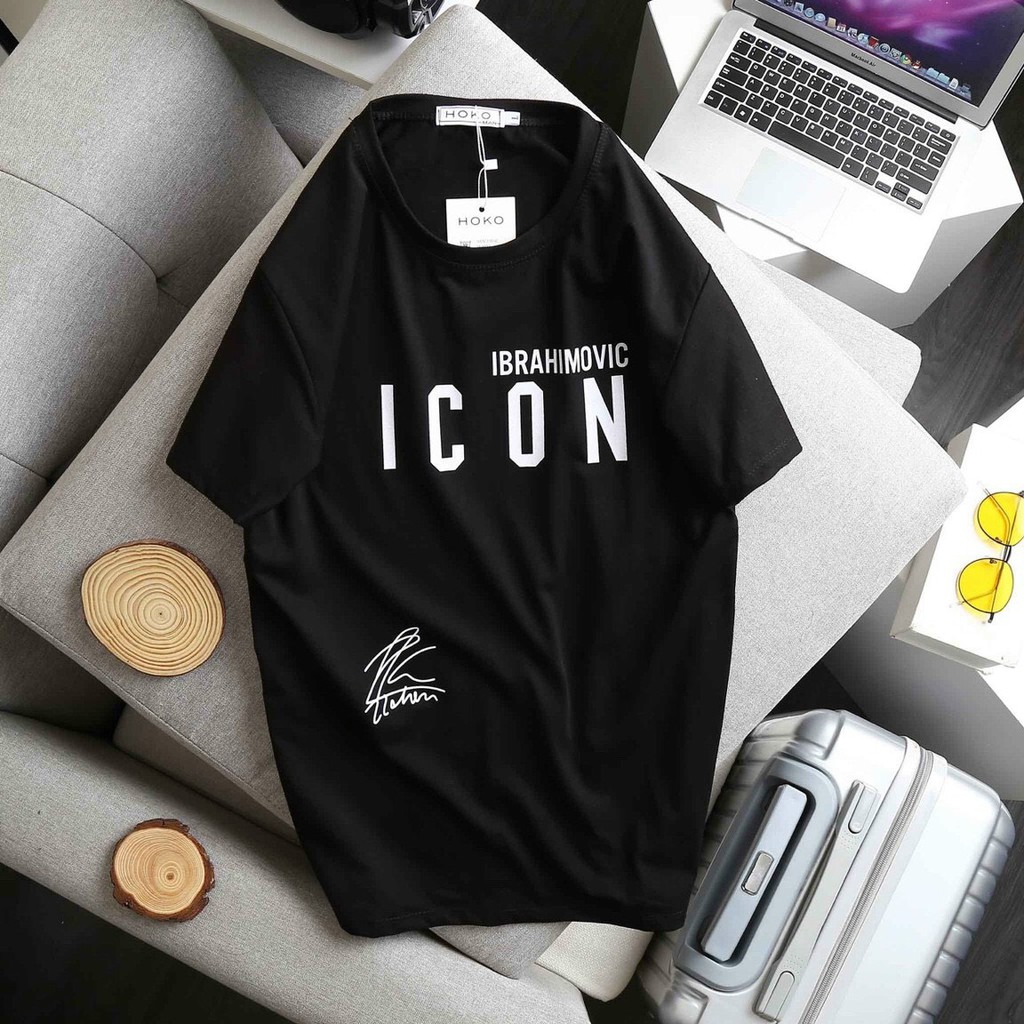 Áo phông nam họa tiết ICON chữ ký siêu độc lạ chất thun cao cấp co dãn mặc cực mát (ảnh thật) áo thun nam HoKo