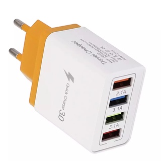 Củ Sạc Đa Năng QC 3.0 Với 4 Cổng USB