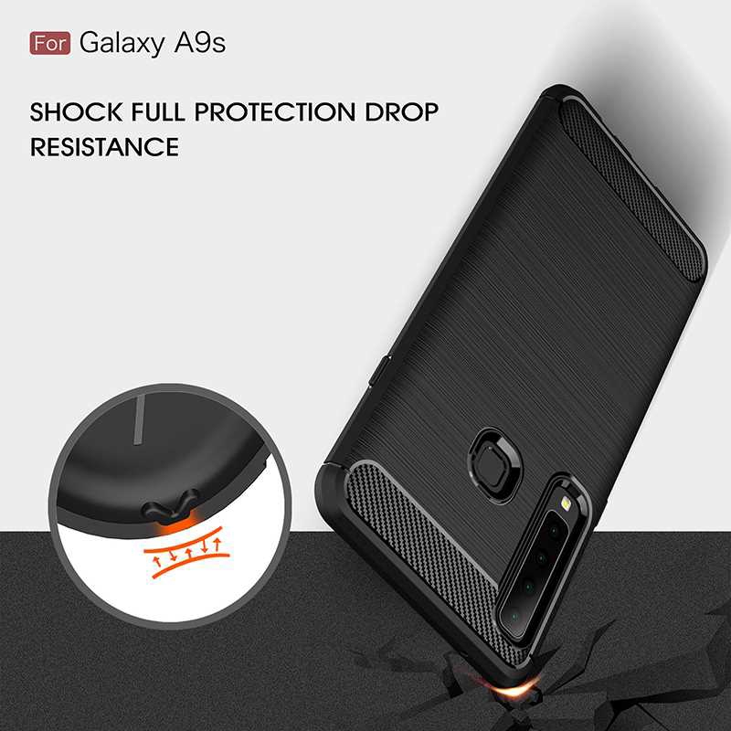 Ốp điện thoại thời trang bằng silicone mềm chống sốc cho Samsung Galaxy A9 2018 A9S 6.3"