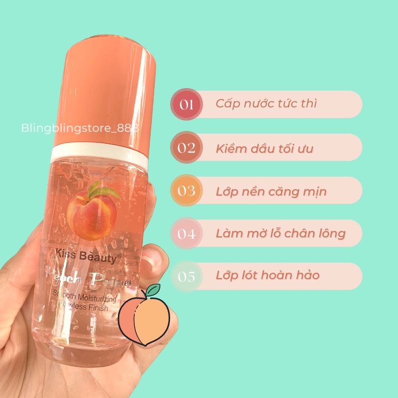 Kem Lót Cấp Nước Kiềm Dầu Đào Kiss Beauty | BigBuy360 - bigbuy360.vn