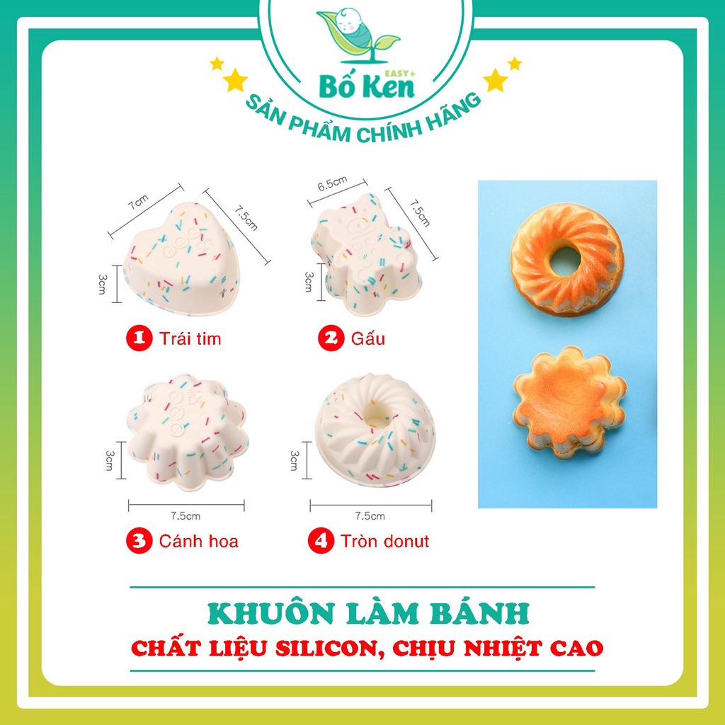 Các Khuôn Làm Bánh/cơm nắm/Đậu phu [Hàng Cao Cấp, Chịu Nhiệt Cao]