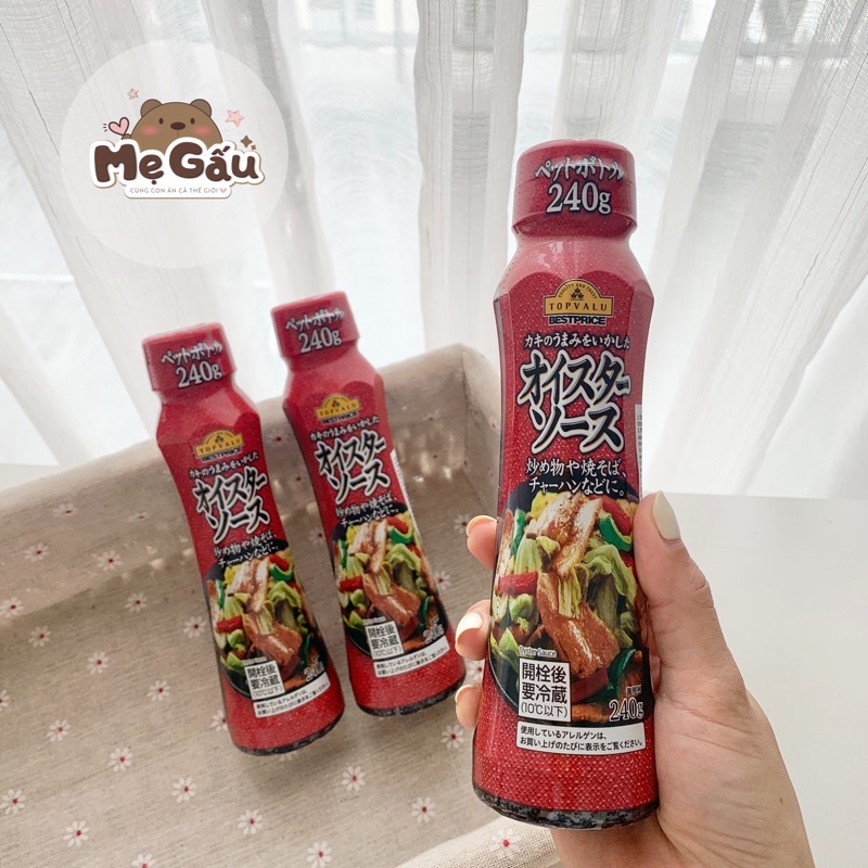 Dầu Hào Topvalu Best Price 240g - cho bé từ 12m+