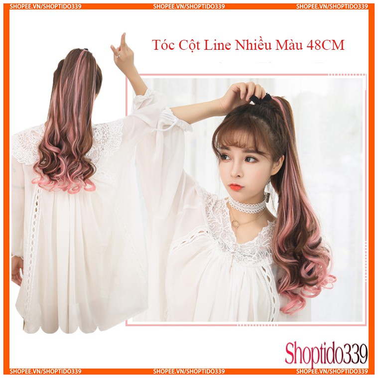Tóc Cột Line Màu Hàn Quốc 48 Cm
