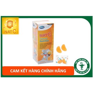 Viên uống bổ sung vitamin C hàng ngày Nat C yummy gummyz