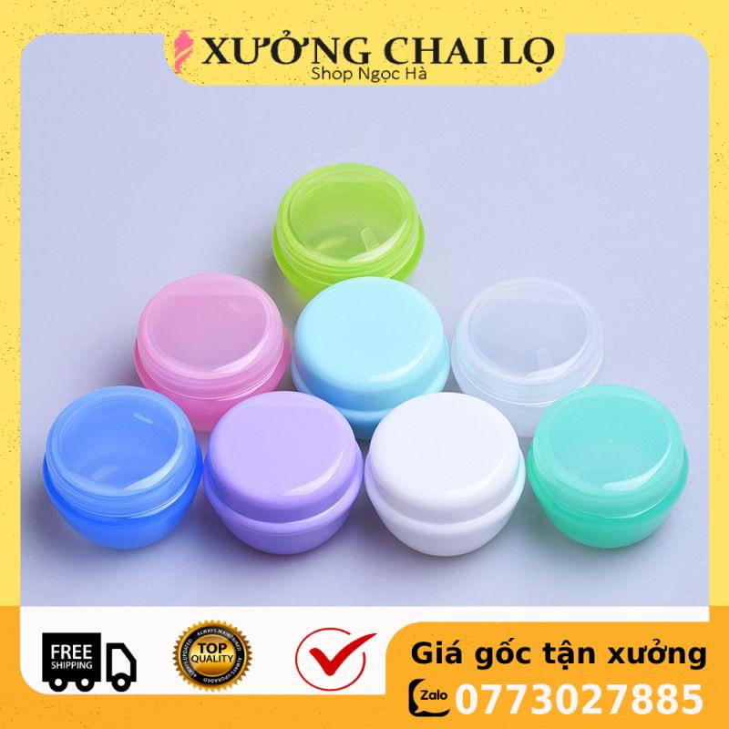 Hũ Chiết Mỹ Phẩm ❤ GIÁ RẺ NHẤT ❤ Hũ nhựa đựng kem Face 5g,10g,20g , Hũ Nấm chiết mỹ phẩm , phụ kiện du lịch