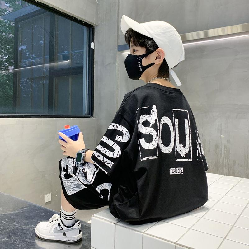 Bộ hiphop thể thao bé trai quảng châu năng động cá tính cho bé đi chơi Shushibaby