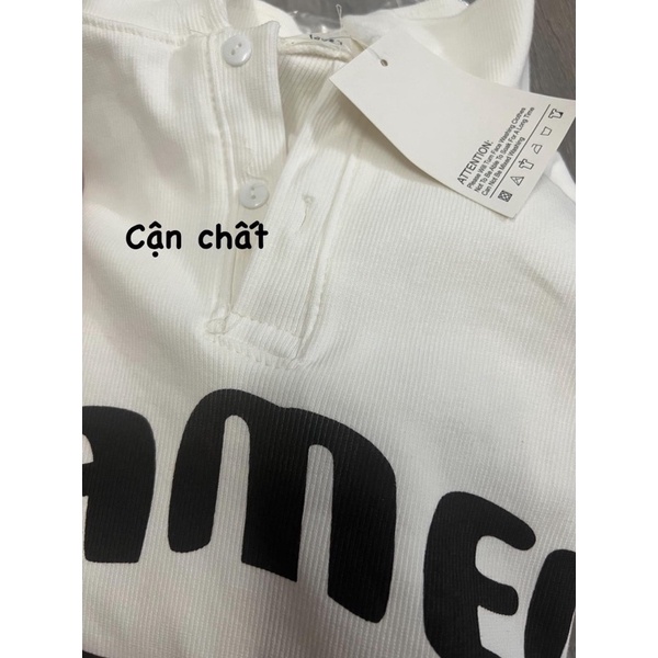 Áo polo nameo freesize tay dài hình thật ở cuối