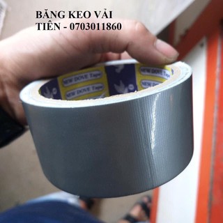 BĂNG KEO VẢI CHỊU NHIỆT SIÊU DÍNH 48mm-7m(xám)