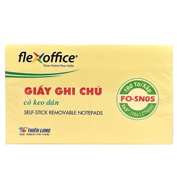 Giấy Ghi Chú Flexoffice 3x5 FO-SN05