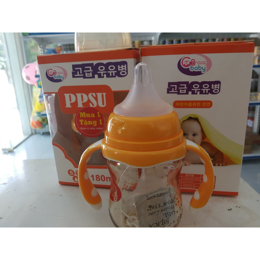 Bình sữa PPSU GB Baby Hàn Quốc 80ml, 160ml,  280ml