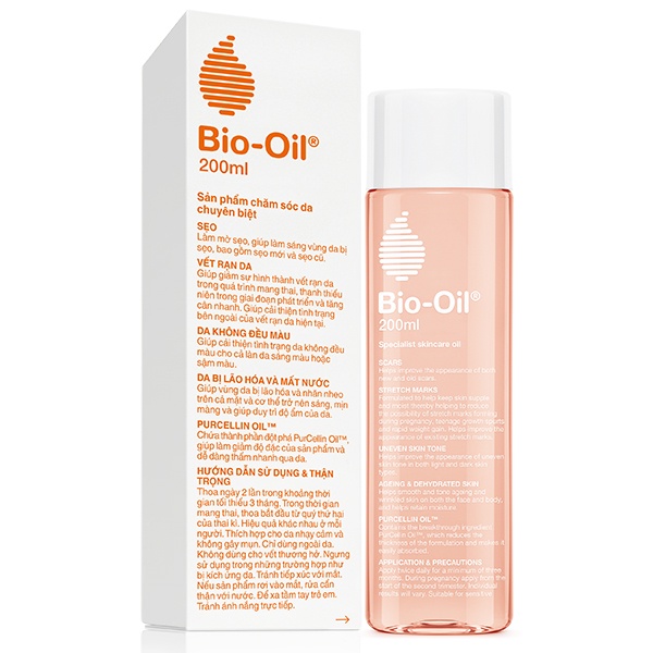 Dầu Chăm Sóc Da Bio-Oil Làm Giảm Rạn Da, Mờ Sẹo BIO-OIL SKINCARE OIL 60ML - 125ML - 200ML - Hàng Chính Hãng