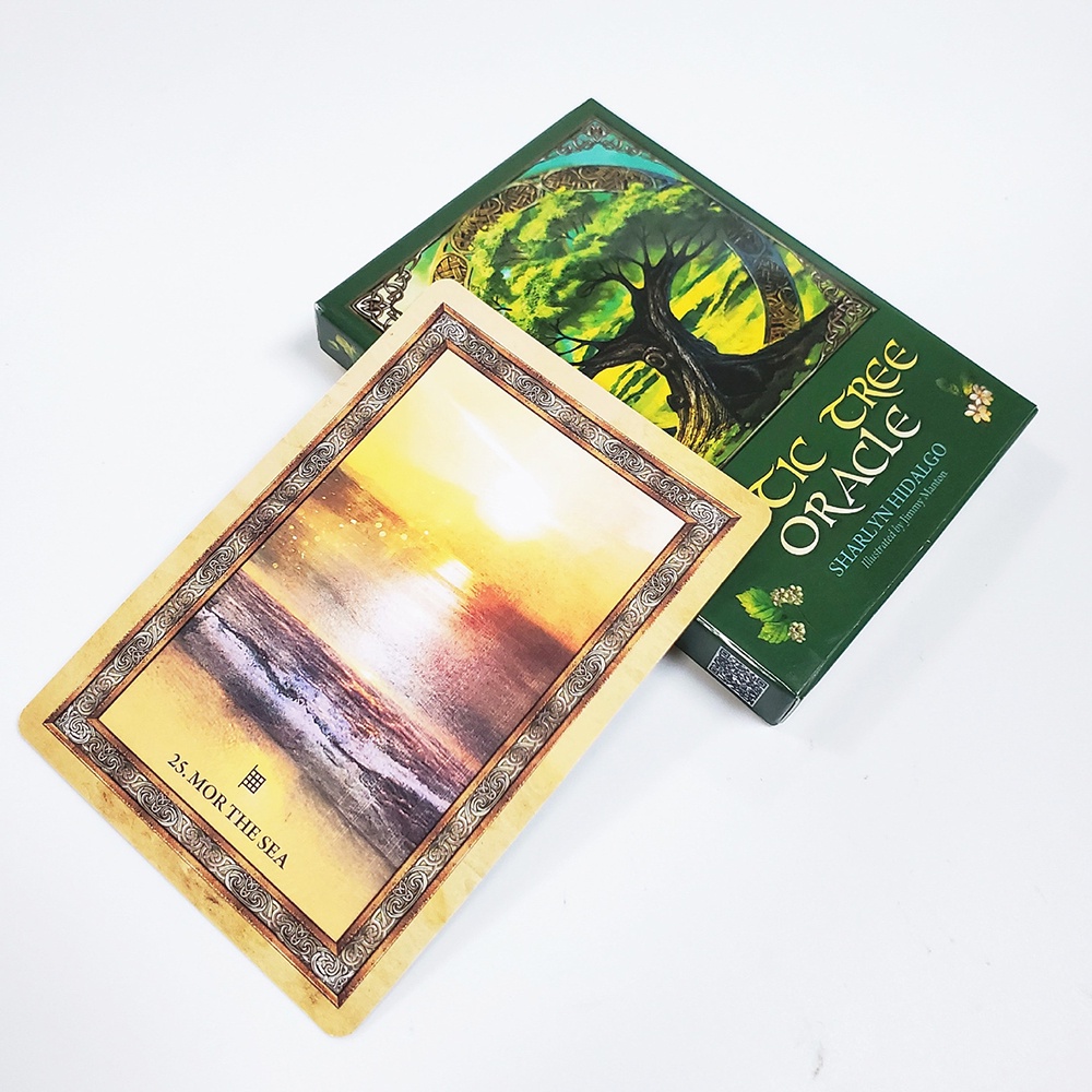 Bộ Bài Celtic Tree Oracle Tặng Đá Thanh Tẩy E18