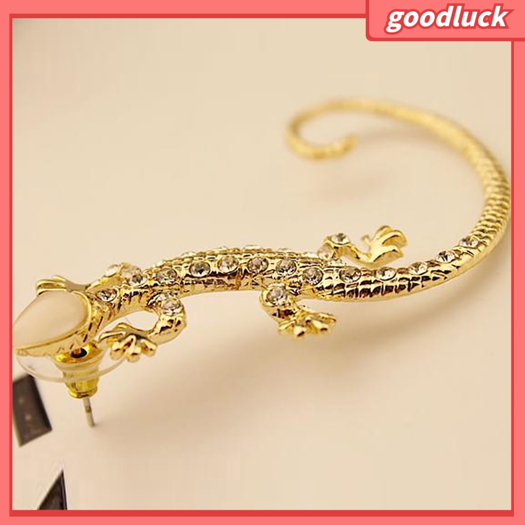 1 Khuyên Vành Tai Hình Thằn Lằn Đính Đá Cho Nữ