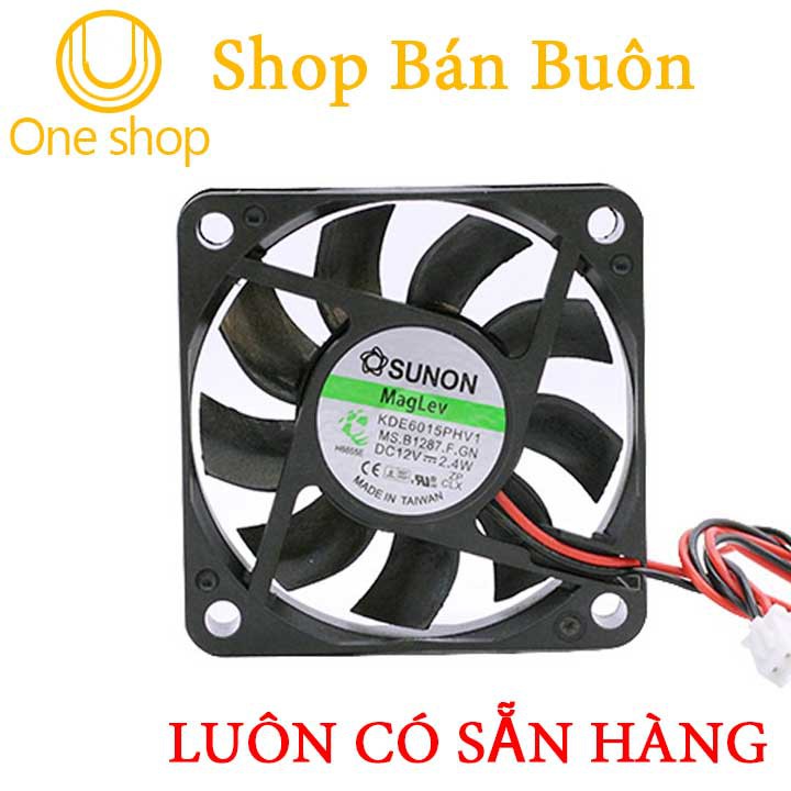 Quạt Tản Nhiệt Sunon 6X6X1.5cm 12VDC