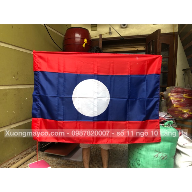 Cờ Lào 1m x1,5m