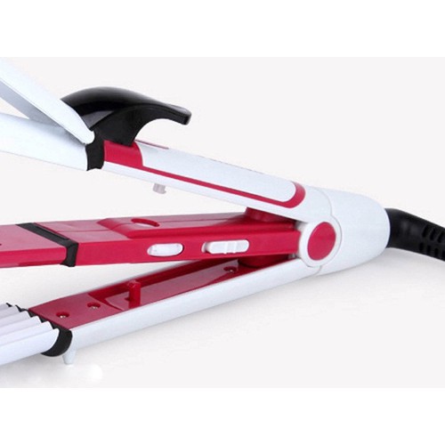 Máy Làm Tóc Freeship Máy uốn tóc Mini, DUỖI, BẤM, DẬP XÙ 4in1 Shinon SH-8005