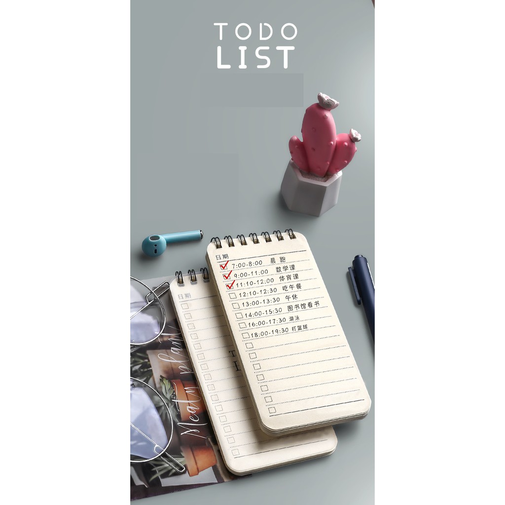 Sổ tay to do list / Sổ tay kế hoạch bìa PP chống nước