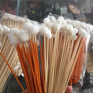Bịch 100 bông se tai cao cấp hàng lông thật