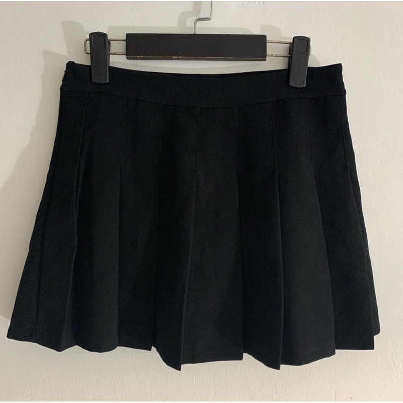 Thanh lý - CHÂN VÁY XẾP LY TENNIS SKIRT ĐEN