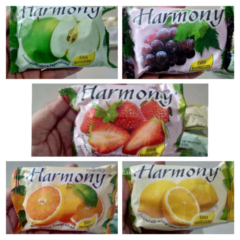 5 cục Xà Bông Hương trái cây Harmony 75g