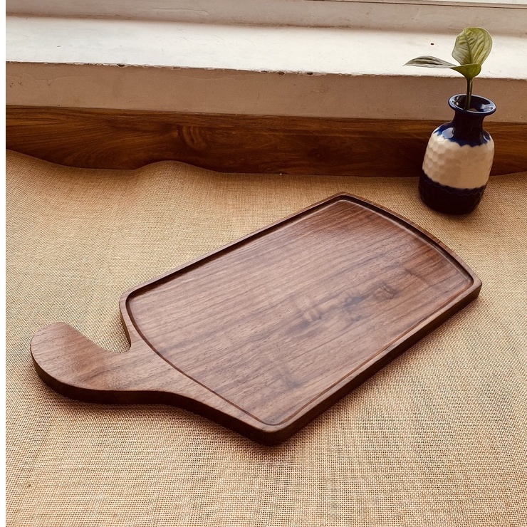 Khay gỗ decor, khay gỗ tần bì hoặc óc chó cách điệu