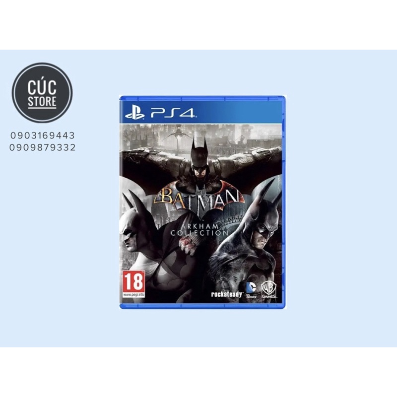 Đĩa chơi game PS4: Batman Arkham Collection