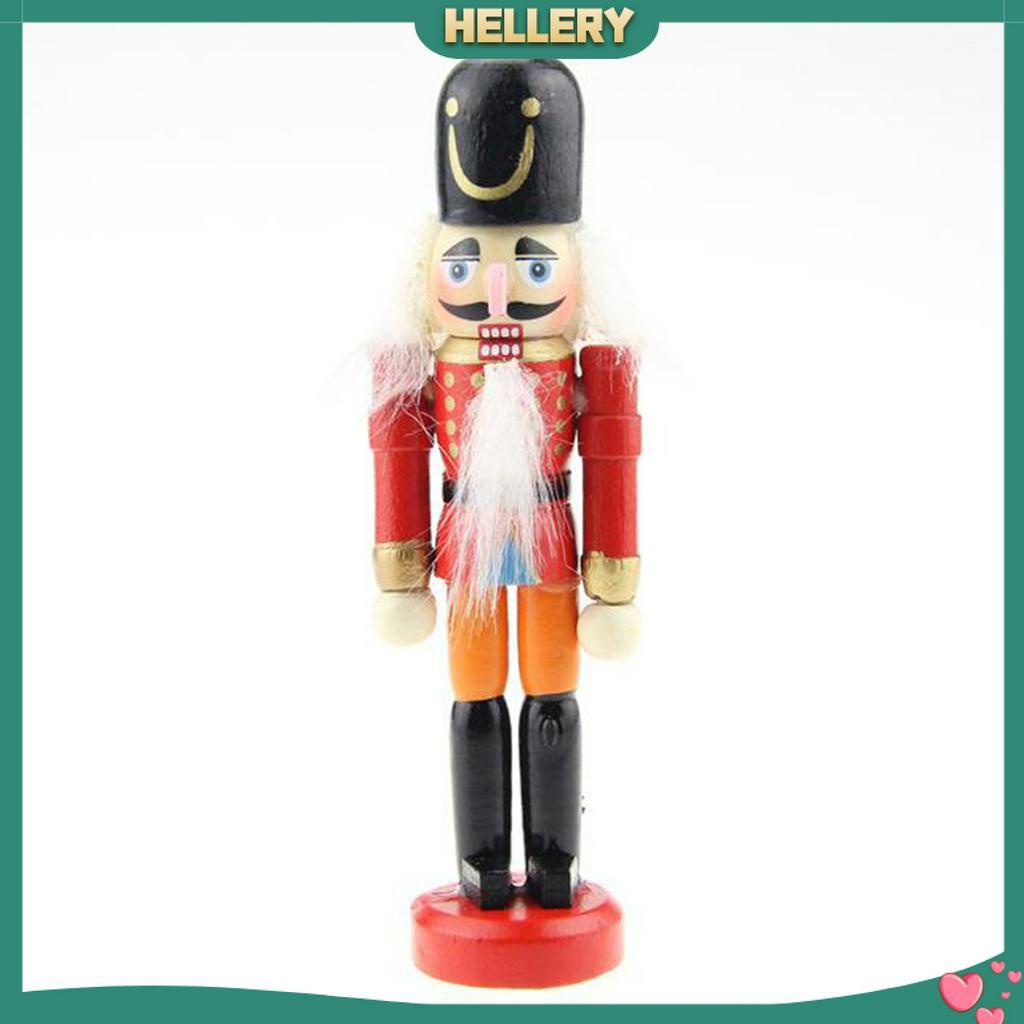 Set 6 Mô Hình Lính Mini Bằng Gỗ Dùng Trang Trí Giáng Sinh